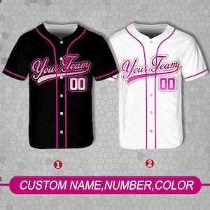 Personalized Team Name And Number Baseball Jersey, Custom Baseball Jersey Shirt, Baseball Jersey Uniform For Baseball Fans Lovers