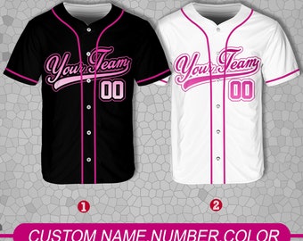 Personalized Team Name And Number Baseball Jersey, Custom Baseball Jersey Shirt, Baseball Jersey Uniform For Baseball Fans Lovers