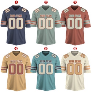 Personalisierte Team Name und Nummer Fußball Jersey, benutzerdefinierte V-Ausschnitt Kurzarm Jersey Shirt, Fußball Jersey für Fußball Fan Fußball Liebhaber