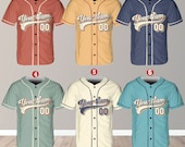 Maillot Baseball Vintage Detroit - Crème, Étoile Rouge, Numéro 22, Taille L