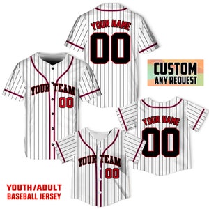 Personalized Team Name And Number Baseball Jersey, Custom Baseball Jersey Shirt, Baseball Jersey Uniform For Baseball Fans Lovers