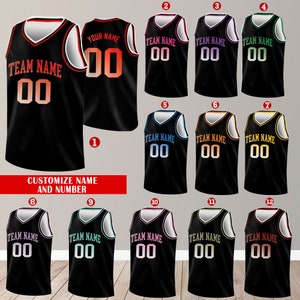 Custom Basketball Jersey Team Name & Number, Basketball Jersey Team, Game Day Outfit, Basketball Jersey for Basketball Fan Lovers Players