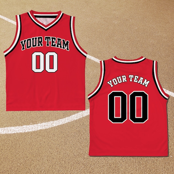 Custom Basketball Jersey Team Name & Number, Personalized Youth