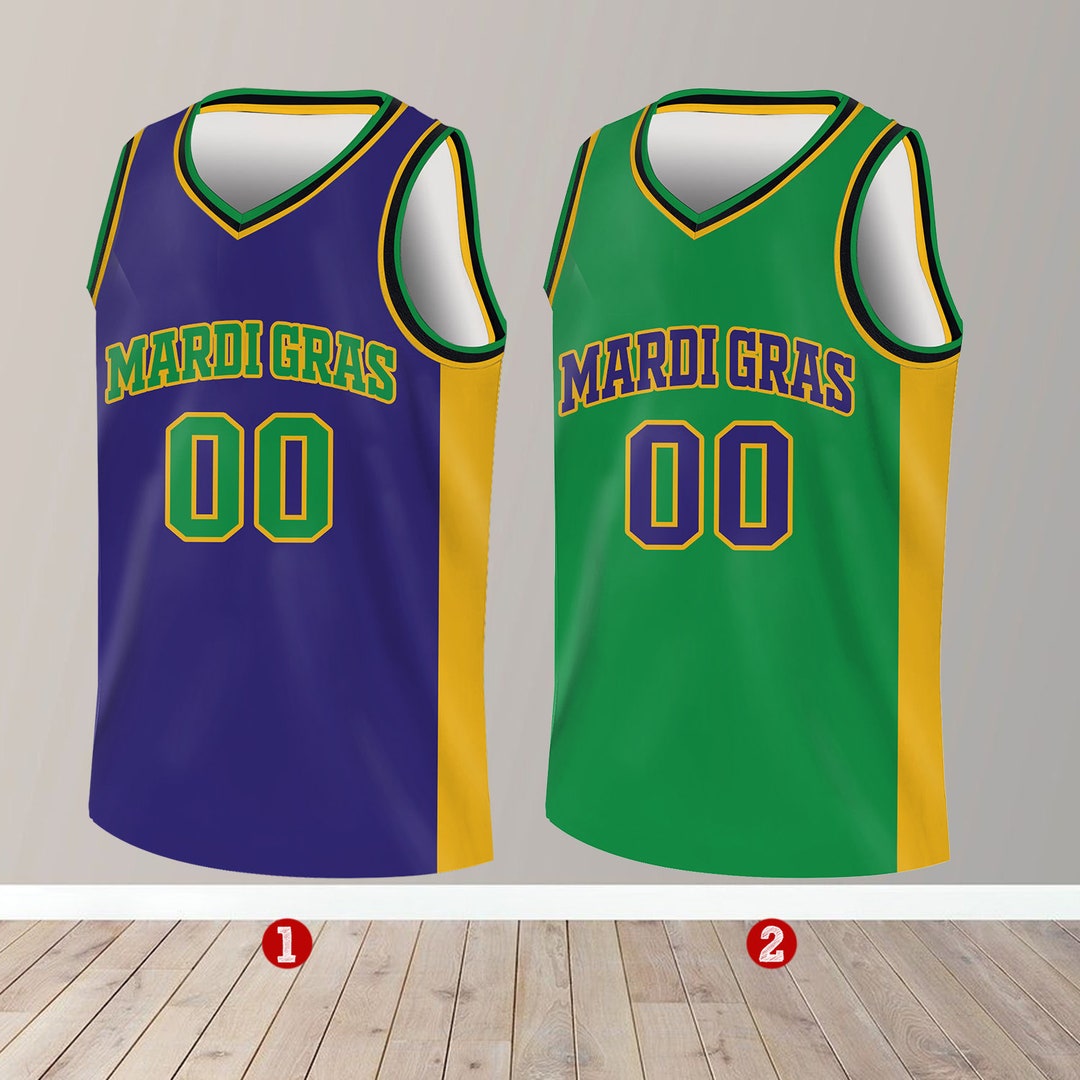 nola mardi gras basketball jersey