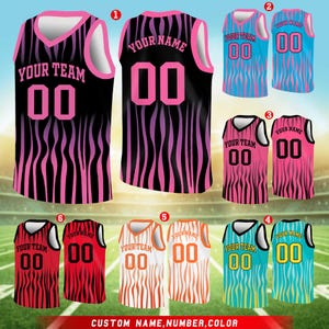 Benutzerdefinierte Basketball Jersey Team Name & Nummer, personalisierte Erwachsene Jugend Kind Basketball Jersey, Spieltag Outfit, benutzerdefiniertes Basketball-Shirt