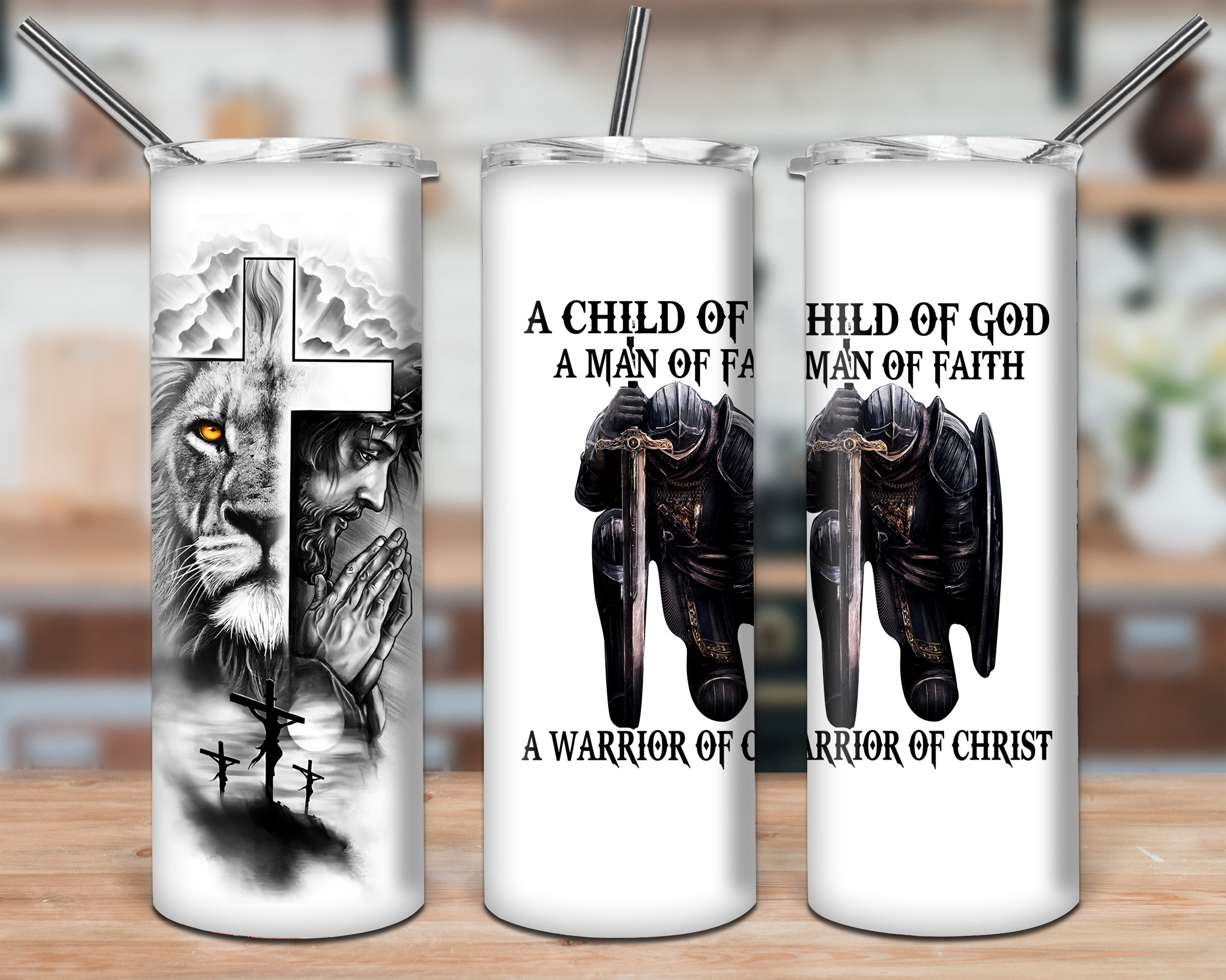 Men of Faith Tumbler 20oz