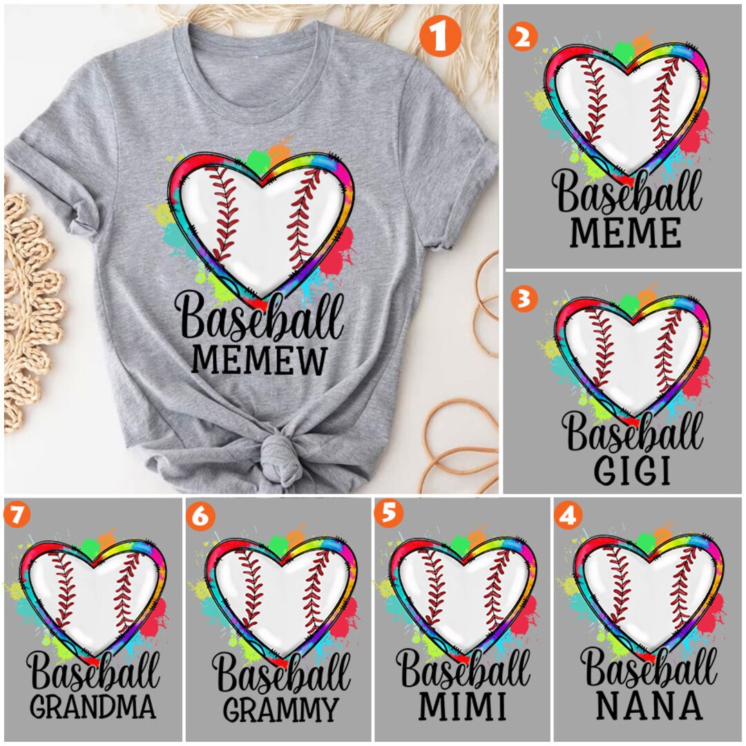 Custom Baseball Grandma Shirt, Grandma Baseball Shirt, Baseball Shirt