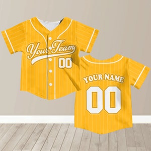 Personalized Team Name And Number Baseball Jersey, Custom Youth Kid Baseball Jersey, Baseball Jersey Uniform For Baseball Fans Lovers