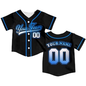 Personalized Team Name And Number Baseball Jersey, Custom Youth Kid Baseball Jersey, Baseball Jersey Uniform For Baseball Fans Lovers