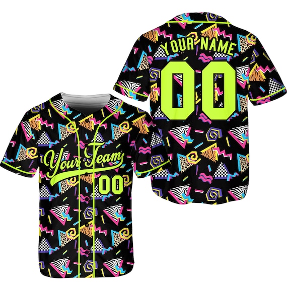 Personalized Retro 80s 90s Baseball Jersey, Custom Team Name Shirt, Vintage Baseball  Jersey for Baseball Fans, Disco Man Outfit Shirt - Etsy