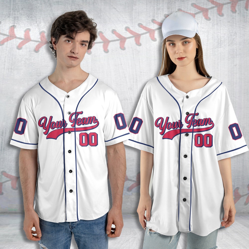 Peckshirt Custom Personalized Team Name And Number Baseball Jersey, Custom Baseball Jersey Shirt, Couple Matching Baseball Jersey, Baseball Jersey Uniform
