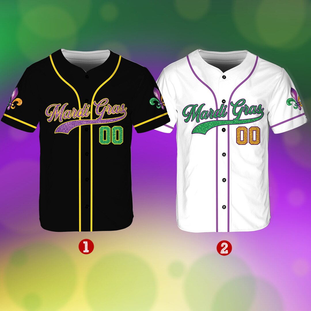 mardi gras football jersey