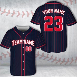 Personalized Team Name And Number Baseball Jersey, Custom Baseball Jersey Shirt, Baseball Jersey Uniform For Baseball Fans Baseball Lovers