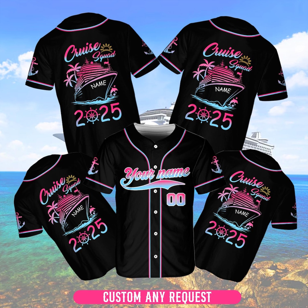 Maglia da baseball personalizzata per la famiglia Cruise, maglia