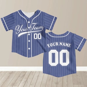 Personalized Team Name And Number Baseball Jersey, Custom Youth Kid Baseball Jersey, Baseball Jersey Uniform For Baseball Fans Lovers