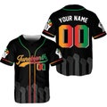 Personalized Juneteenth Baseball Jersey, Custom Name And Number Baseball Jersey, Black History Month Jersey, African American Shirt