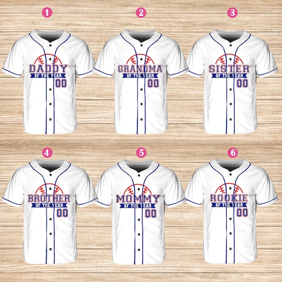 Personalized family baseball jerseys clearance