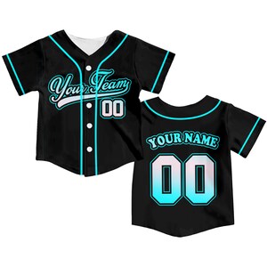 Personalized Team Name And Number Baseball Jersey, Custom Youth Kid Baseball Jersey, Baseball Jersey Uniform For Baseball Fans Lovers