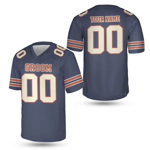 Personalized Bride and Groom Football Jersey,custom Matching Couple V-neck  Short Sleeve Jersey,football Jersey for Engagement Married Couple - Etsy