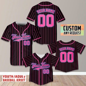 Personalized Team Name And Number Baseball Jersey, Custom Baseball Jersey Shirt, Baseball Jersey Uniform For Baseball Fans Baseball Lovers
