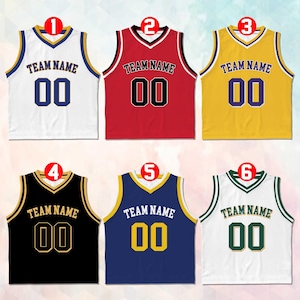 Benutzerdefinierte Basketball Jersey Team Name Nummer, personalisierte Jugend Kind Basketball Jersey, Spieltag Outfit, Kinder Geburtstag Jersey, Kleinkind Jersey