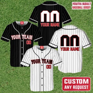 Personalized Team Name And Number Baseball Jersey, Custom Baseball Jersey Shirt, Baseball Jersey Uniform For Baseball Fans Lovers
