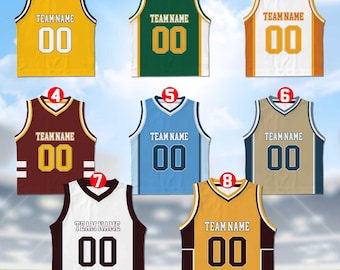 Camiseta de baloncesto personalizada con nombre y número del equipo, camiseta de baloncesto personalizada para niños jóvenes, atuendo para el día del juego, camiseta de cumpleaños para niños, camiseta para niños pequeños