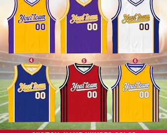 Camiseta de baloncesto personalizada con nombre y número del equipo, camiseta de baloncesto personalizada para niños jóvenes, atuendo para el día del juego, camiseta de cumpleaños para niños, camiseta para niños pequeños