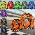 Personalized Name Number Motocross Jersey for Adult Youth, Dirt Bike Long Sleeve Shirt, Custom MX Racing Shirt, Motocross Rider Gift product logo