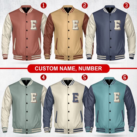 Personalized Vintage Name and Number Baseball Jacket Custom Baseball Jacket Game Day Outfit for Baseball Fans Baseball Varsity Jacket Etsy