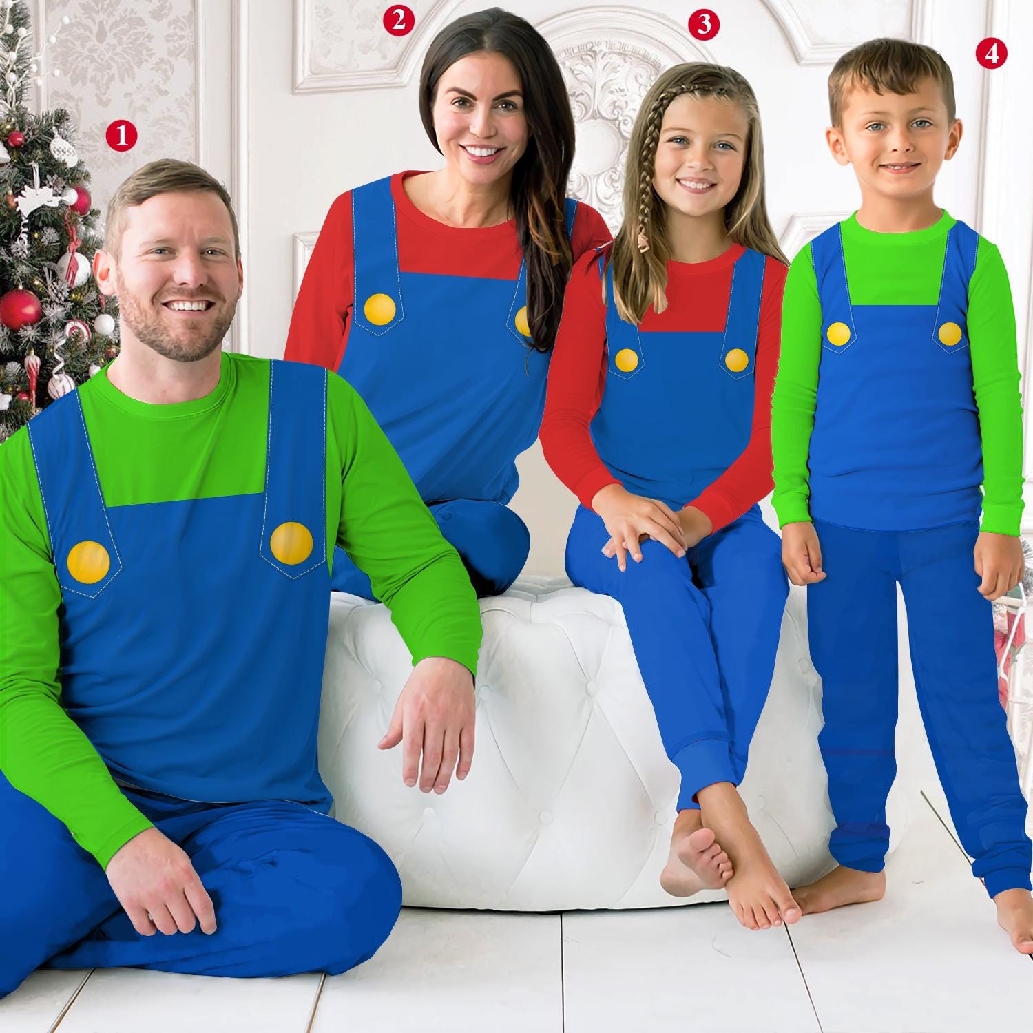 XLARGE マリオ ルイージ オーバーオール Mario Luigi Overalls - Etsy