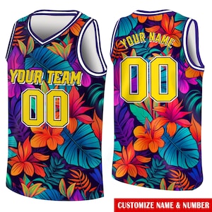 Custom Basketball Jersey Team Name & Number, Basketball Jersey Team, Game Day Outfit, Basketball Jersey for Basketball Fan Lovers Players