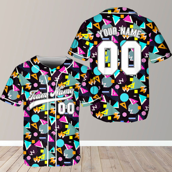 Personalized Retro 80s 90s Baseball Jersey Custom Team Name -  Sweden