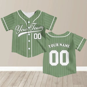 Personalized Team Name And Number Baseball Jersey, Custom Youth Kid Baseball Jersey, Baseball Jersey Uniform For Baseball Fans Lovers