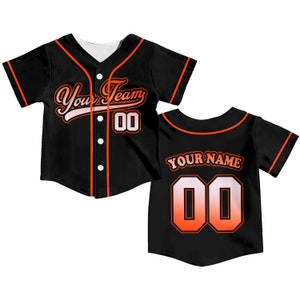 Personalized Team Name And Number Baseball Jersey, Custom Youth Kid Baseball Jersey, Baseball Jersey Uniform For Baseball Fans Lovers