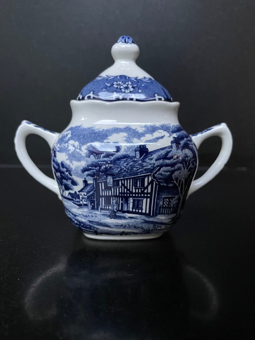 Vintage Sugar Pot English Country Inns by W.H. GRINDLEY & Co Etsy