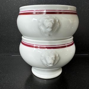 SCHÖNWALD Lion Head Soup Bowl - 2 pcs - Germany