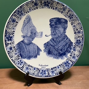 Delft Blauw Chemkefa Plate 29 cm VOLENDAM Holland