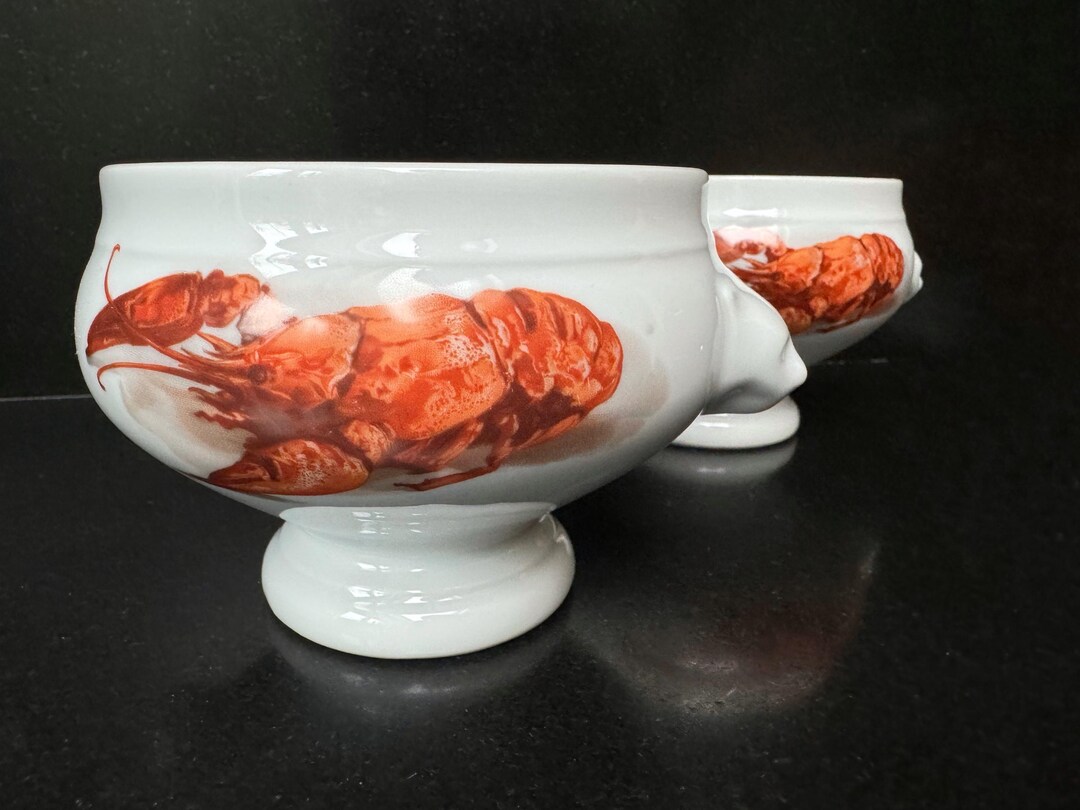 Lot De 6 Bols à Bouillon Vintage Seltmann Weiden - Porcelaine