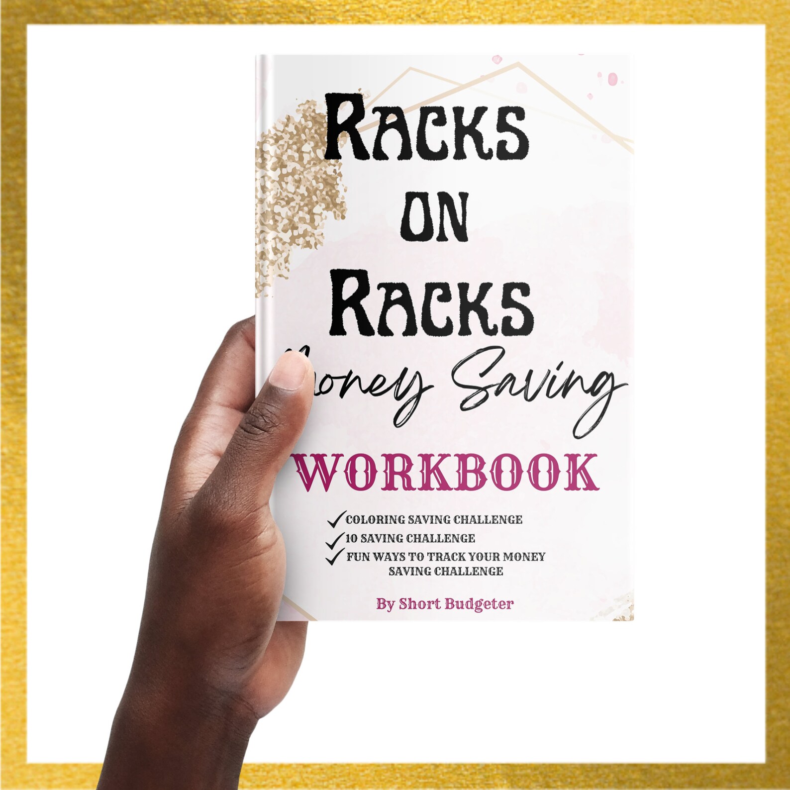 Racks on Racks Money Saving Challenge Book for Beginners and Etsy