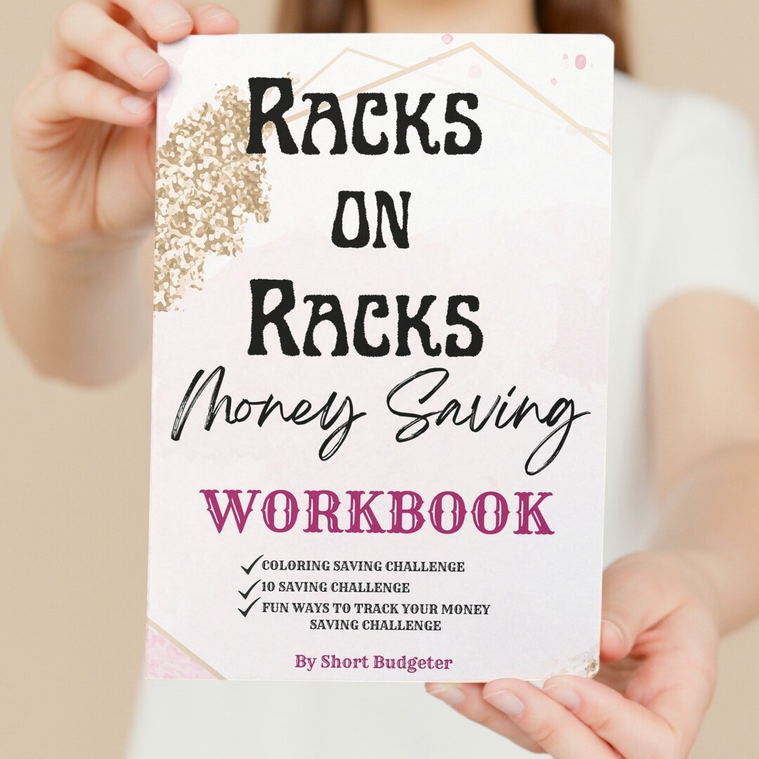 Racks on Racks Money Saving Challenge Book for Beginners and Etsy