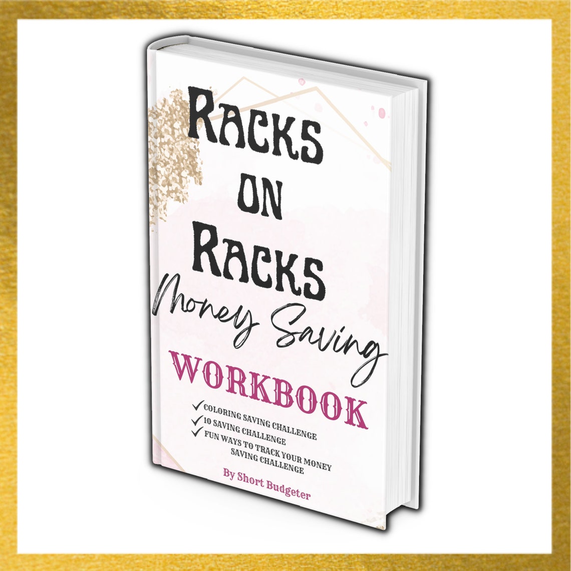 Racks on Racks Money Saving Challenge Book for Beginners and Etsy