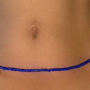 ELASTIC waist beads - Waist beads african waist beads - belly jewelry - belly chain - belly beads - BAYA