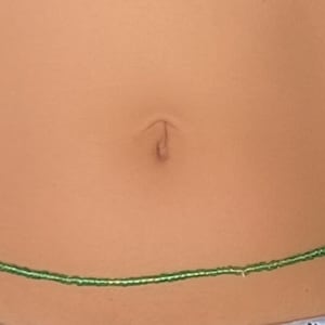 ELASTIC waist beads - Waist beads african waist beads - belly jewelry - belly chain - belly beads - BAYA