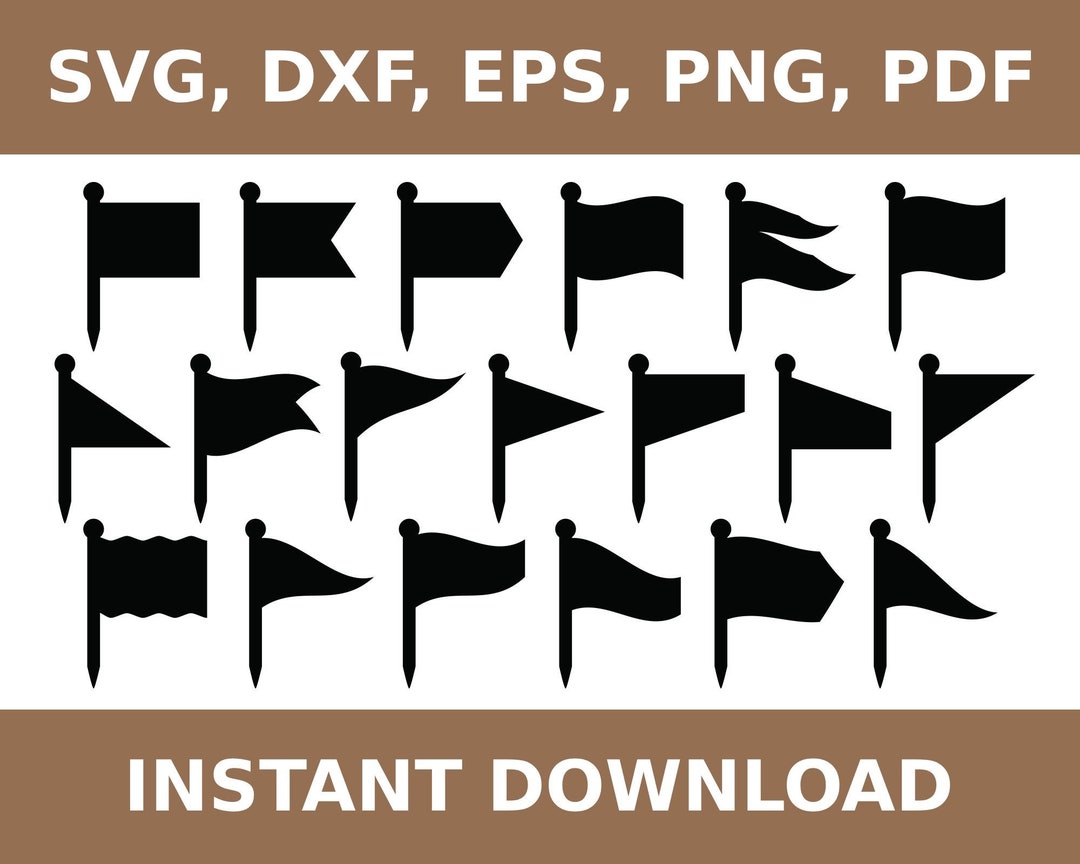 Flag Pins Svg, Flags Svg, Flags Dxf, Flags Template, Flags Cutout