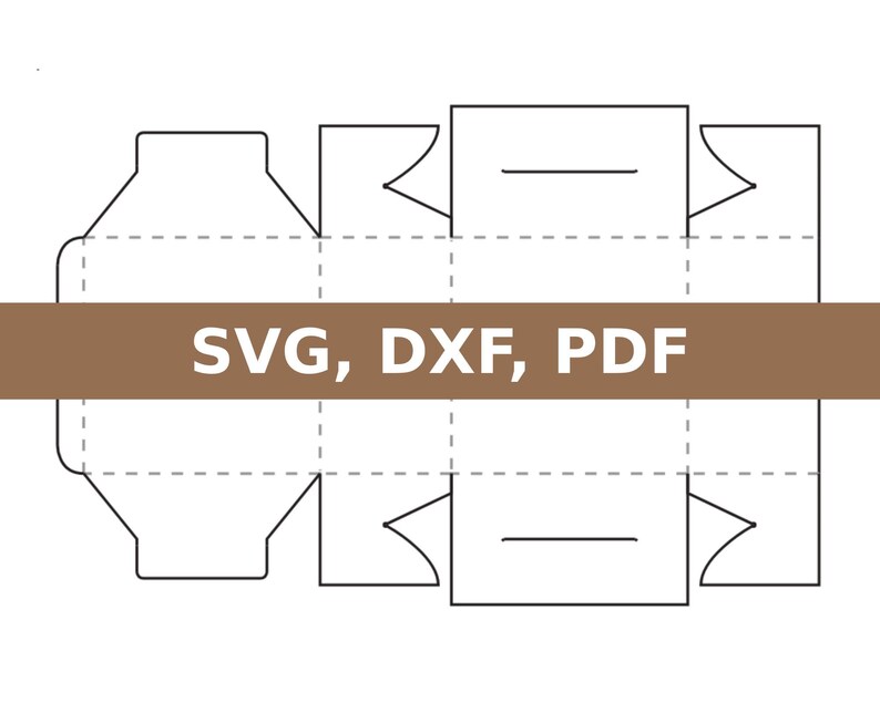 Cake Box Template Bakery Box Pastry Box Dessert Box Etsy
