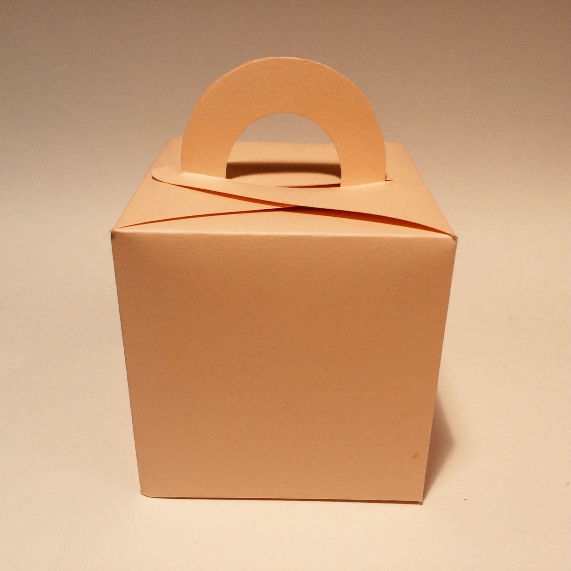 Box With Handle Template Square Box Cube Box Square Gift Etsy
