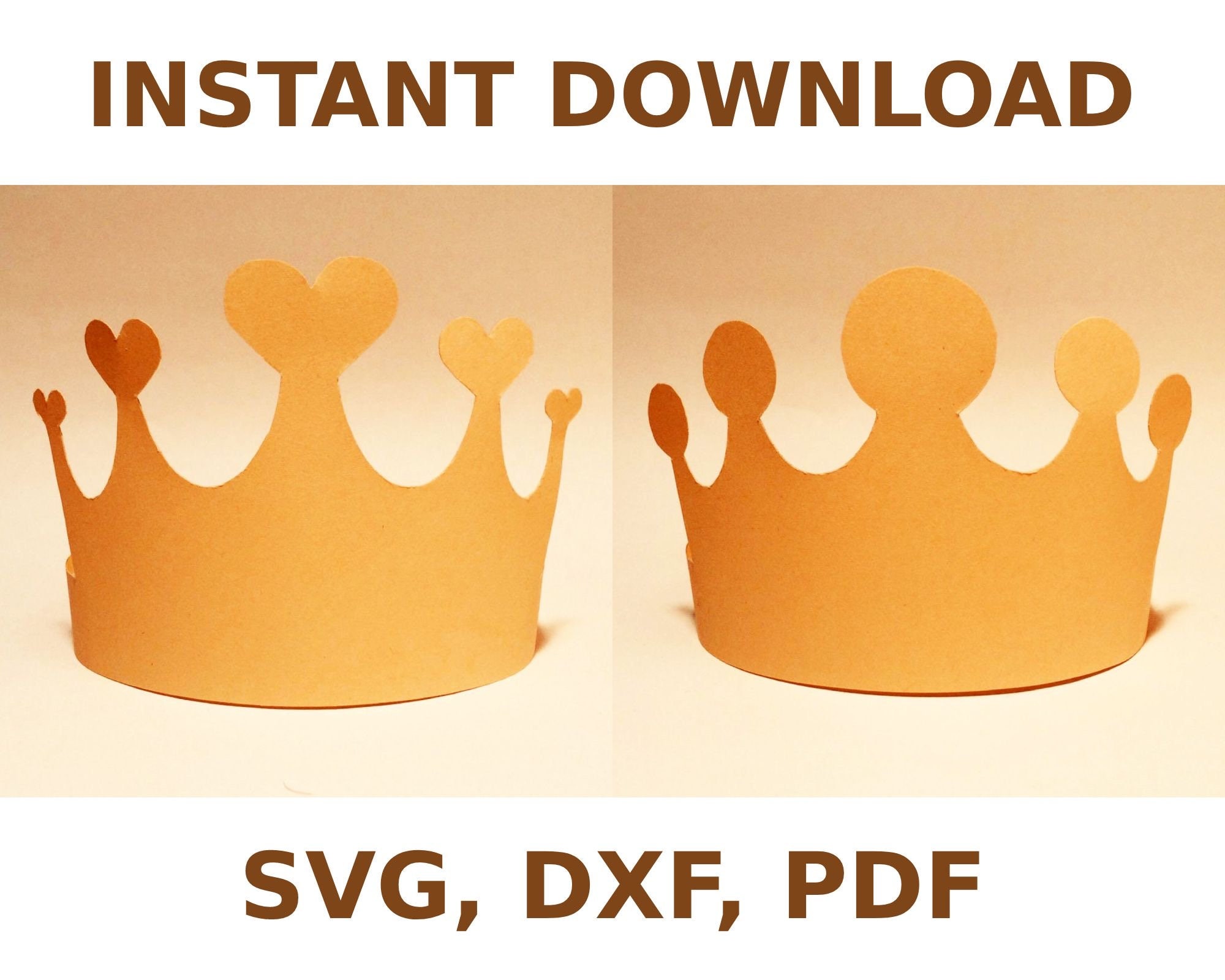Paper Crown Template By SvgOcean