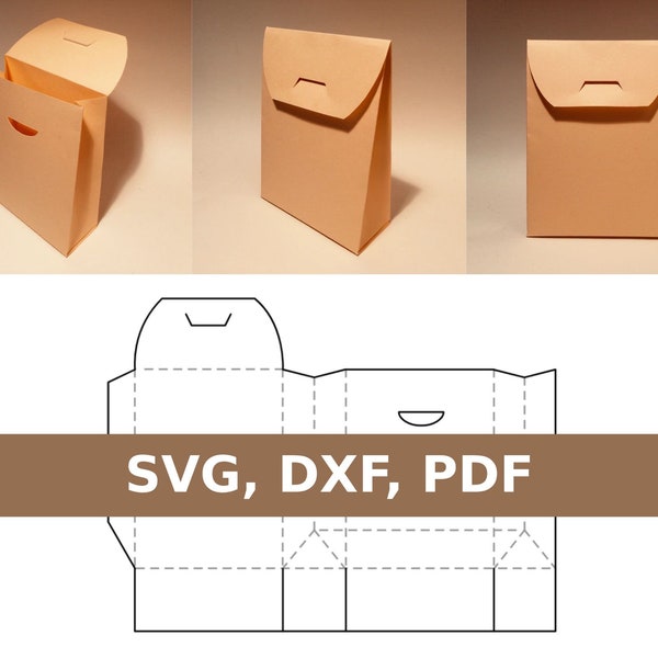 Gift Bag Template Etsy