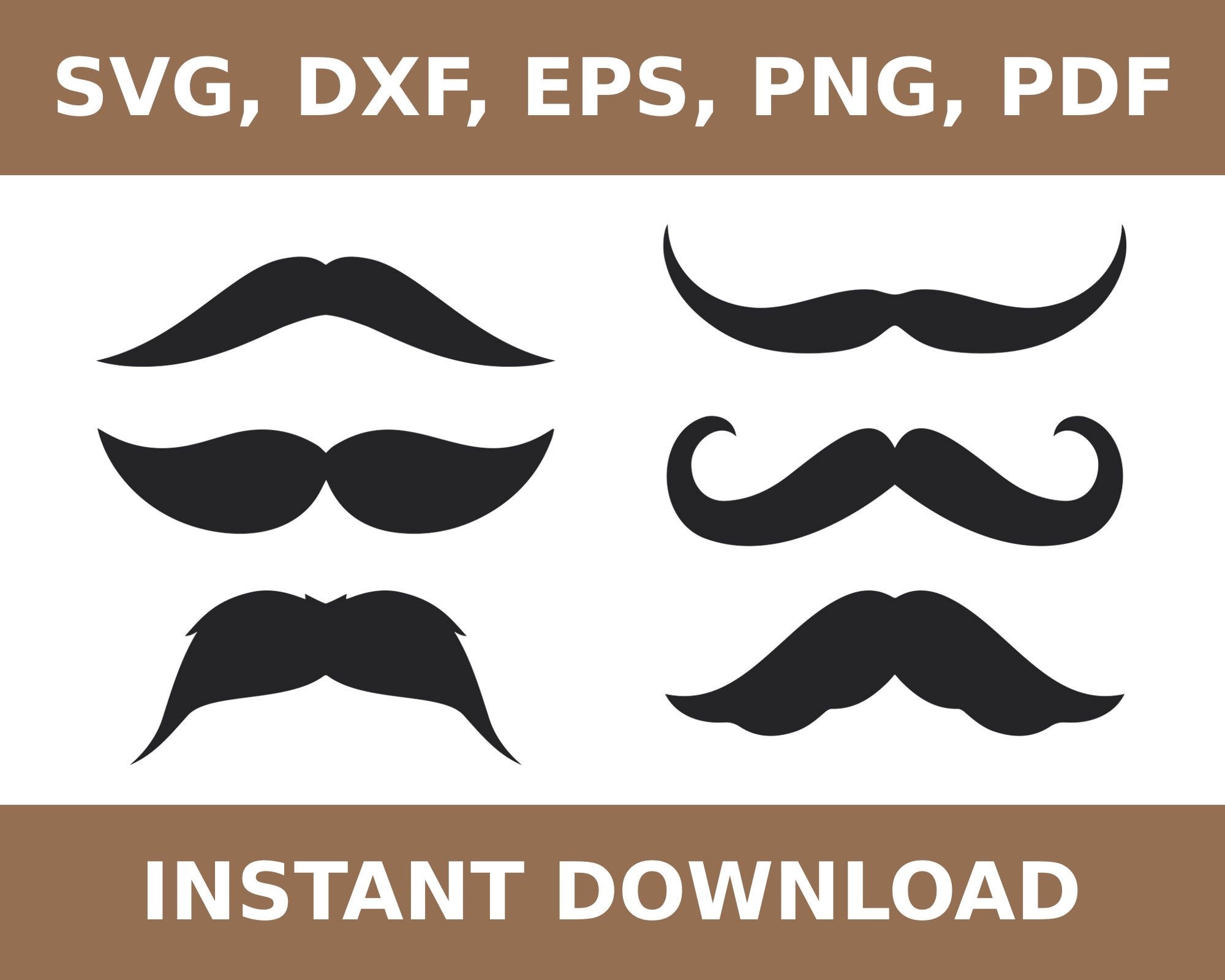 Dessin Moustache à Imprimer Gratuit Moustache dxf - Etsy Canada